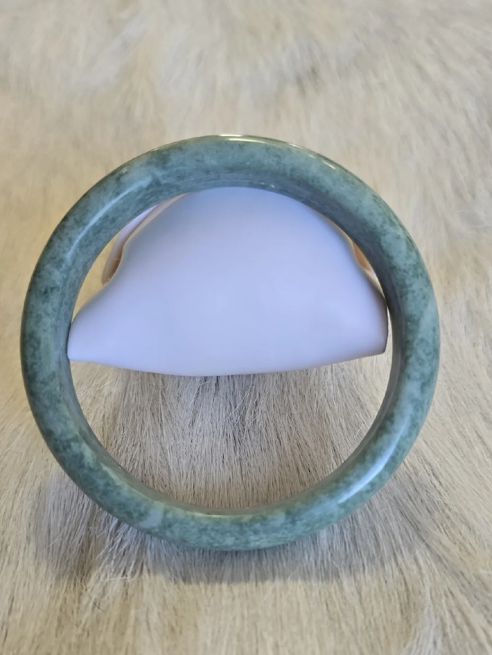 Natural Jade Bangle - Picture 3 of 7